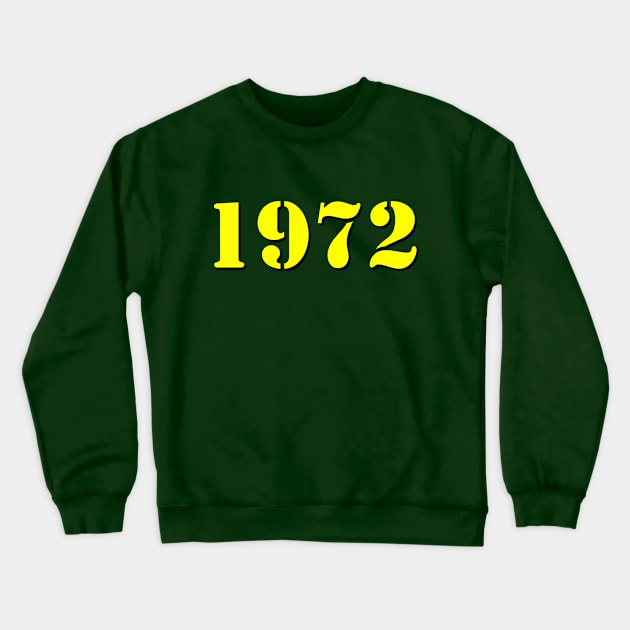 Retro 1972 Crewneck Sweatshirt by GloopTrekker